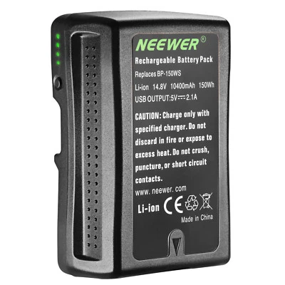 $100.69 • Buy Neewer 10400mAh V Mount Li-ion Battery For Sony PMW-EX330K EX330L 580K 580L