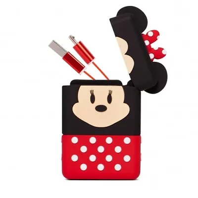 Power Squad Disney Minnie Mouse 3 In 1 Cables Lighting Usb Type C Usb Micro Usb • £6.98