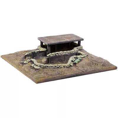 Command Bunker Diorama With Roof Conflix By Bachmann Scenery Set For Wargaming • £10.99