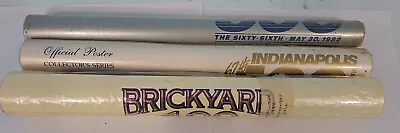 3 Official Racing Posters Unopened Indy 500  1982 83 Brickyard 1994 • $49.99