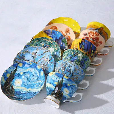 Van Gogh Coffee Mug Vincent Cup Starry Night Tea Collection Art Ceramic • $198