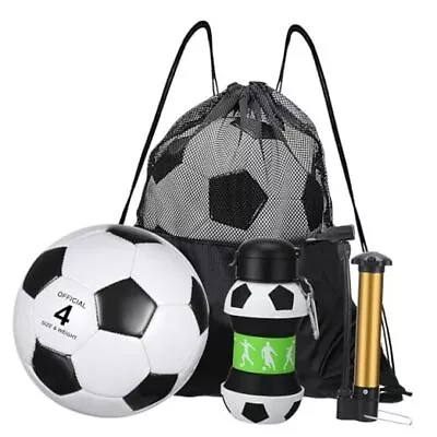 Deflated Soccer Basketball Volleyball With Pump Water Bottle 18 Oz And Carry  • $41.05