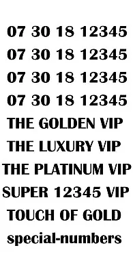 Gold Luxury Vip Platinum Rare 12345 Business Mobile Number - Luxury 12345 Vip • £69.99