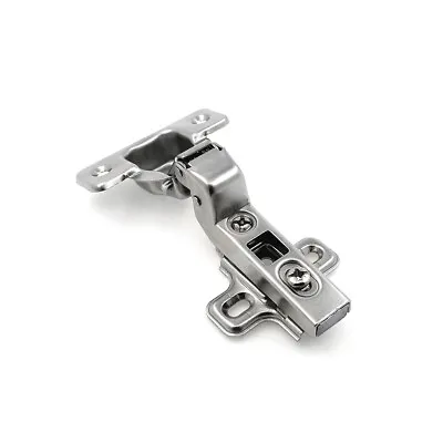 2pc 110° Inset Self Close Concealed Hinge For Frameless Cabinet • $8.71