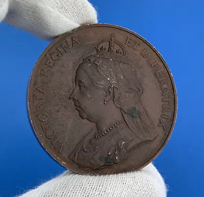 1837-1897 Queen Victoria Diamond Jubilee Large Bronze Medal • $75