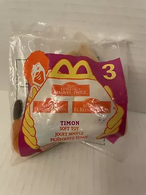 1998 Vintage Timon Lion King 2 Simba's Pride Disney McDonald's Happy Meal Toy #3 • $4