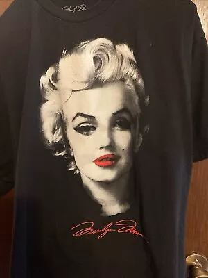 Marilyn Monroe Black Cotton Short Sleeve T-Shirt Adult XL • $14