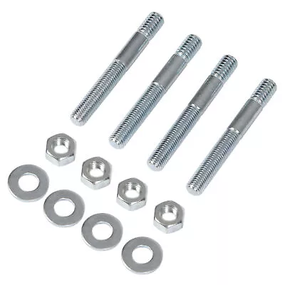 Car 2‑1/2in Carburetor Mounting Kit Metal Carb Stud Set & Spacer For 5/16in • $11.81