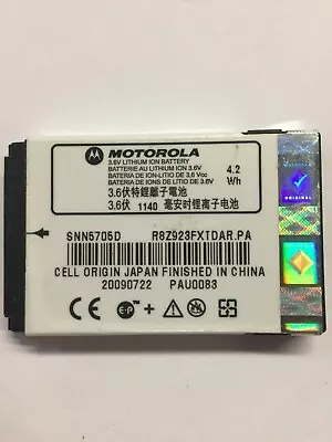 Motorola Snn5705d Oem Tested Battery For V60 V66p270c P280 E550 V80 • $6.92