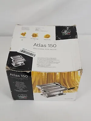 $59.99 • Buy Marcato Atlas 150 Wellness Italian Pasta Maker Stainless Steel Italy OPEN BOX