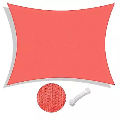 13'x10' Rectangle Sun Shade Sail/ Watermalon Red • $46.98