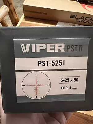Vortex PST-5251 Viper PST Gen II 5-25x50 EBR-4 MOA Rifle Scope • $750