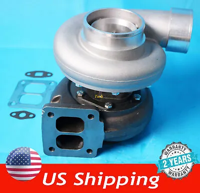 Gt45 Turbocharger/turbo 800+hp Boost Universal T4/t66 3.5  V-band 1.05 A/r 98 • $175.99