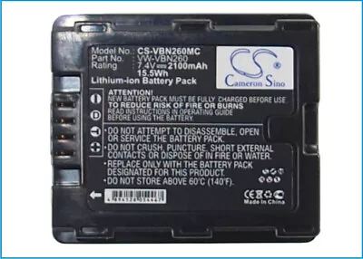 VW-VBN260 Battery For  Panasonic HDC-TM900  HDC-HS900  HDC-SD900  HDC-SD800  NEW • $18.74