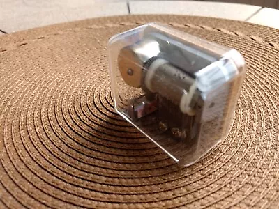 18 Note Sankyo Music Box Movement W/key Wind Plays  Always In My Heart  • $6.99