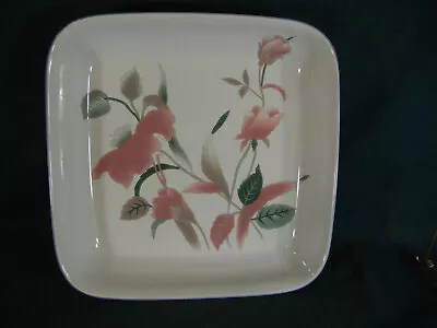 Mikasa Silk Flowers Pattern Number F3003 Square Serving Bowl 10 1/2  Across • $24.95