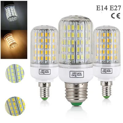 E14/E27 LED Corn Lights 5730 SMD Energy Saving Bulbs Warm/Cool White Indoor Lamp • £3.59