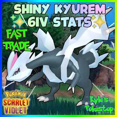 ✨ 6iv Shiny Kyurem ✨ Pokemon Scarlet & Violet Ev'd  🚀 Fast Trade 🚀 • $3.99