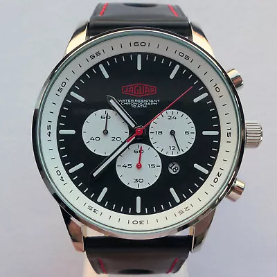 Jaguar Classic Racing Heritage Mille Sport Car Accessory Chronograph Watch • £355.95