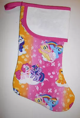 Quilted Christmas Stocking Cross Stitch (Charles Craft Aida Cuff) MY LITTLE PONY • $39.95