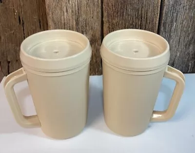 Vintage NOS - Lot Of (2) Aladdin 20oz Travel Insulated Mug W/Lid - USA Nashville • $29.95