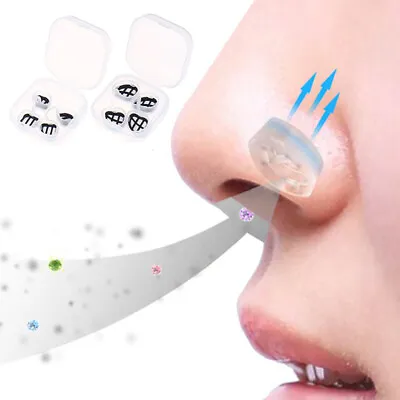 2 Pair Nose Invisible Nasal Filter Anti Air Pollution Pollen Allergy Dust Fi  ZD • £5.36