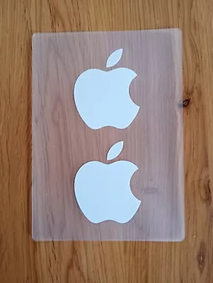  Genuine Original White Apple Logo Stickers X 2  - IPad IPhone Etc... • £3