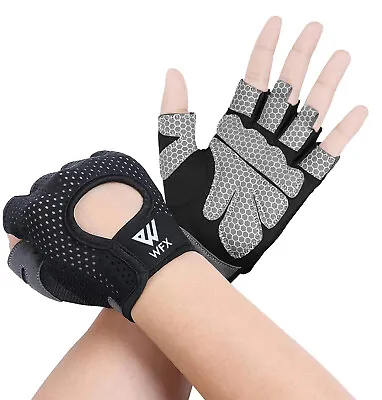 £7.99 • Buy WFX Weight Lifting Gloves Gym Gloves Workout Fitness Building Training Cycling 