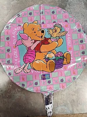 It's A Girl Winnie The Pooh Mylar Balloon 18  7 Available Combine Ship S#18 • $1.75