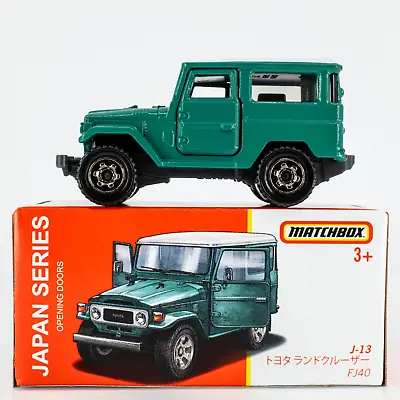 2023 Matchbox Japan Series J-13 Toyota Land Cruiser FJ40 NIAGARA GREEN | FSB • $11.99