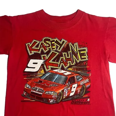 Chase Authentics Kasey Kahne Autograph Signature Shirt Kids Youth Medium • $16.95