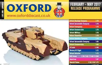 £1.75 • Buy Oxford Diecast 48 Page Pocket Catalogue February To May 2017 Release Programme