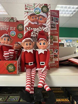 £10 • Buy The Naughty Christmas Elves Behavin' Badly On Display 12  Boy / Girl Shelf Prop