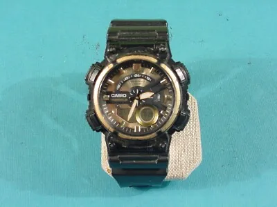 CASIO TELEMEMO 30 World Time Men's 10 Year Battery Watch - AEQ-110  MSRP: $70 • $19.99