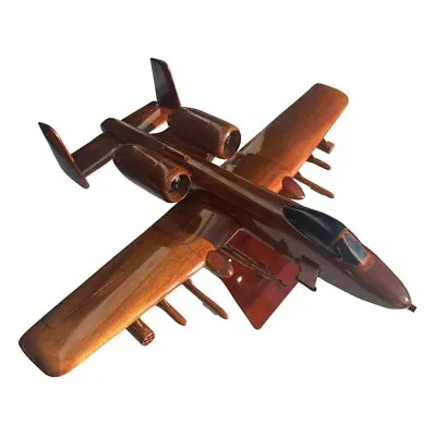 A10 Warthog Mahogany Wood Desktop Aircraft Model • $199.95