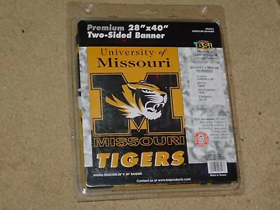 University Missouri Tigers College Ncaa 28 X40  Flag Banner Bsi Double Sided • $11