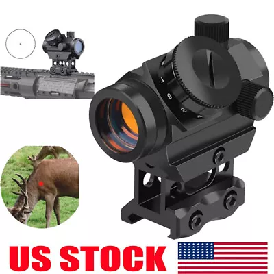 Red Dot Sight 2 MOA Reflex Gun Rifle Sight Tactical Hunting Scope With Mount USA • $32.79