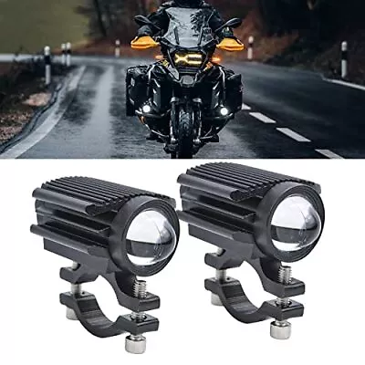 Motorcycle Driving Lights Mini Led Fog Lights 60w 6000k Super Bright Amber White • $41.24