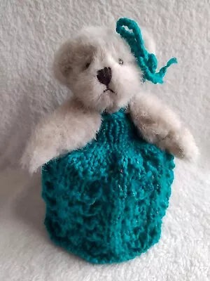 £7.99 • Buy Knitted Toilet Roll Cover Teddy