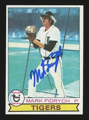 1979 Topps #625 Mark Fidrych Auto Autograph Signed • $30