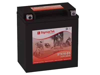 STX16-BS Battery For Kawasaki VN1500-GJLRVulcan NomadDrifter 1500CC 1999-05 • $43.99