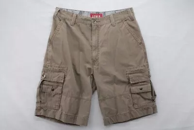 Levis Squad Cargo Shorts Mens 36 Hiking Cotton 12  Inseam Lots Of Pockets • $21.99