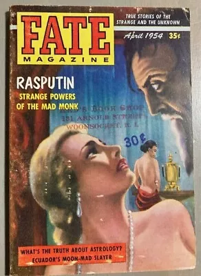 Fate True Stories Of The Strange And Unknown April 1954 Vintage Magazine • $10