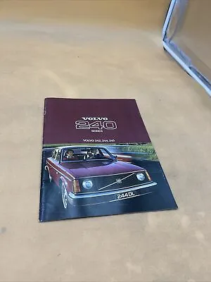 1977 Volvo 240 Series Sales Brochure Catalog Advertisement 242244245 • $12