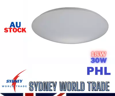 PHL Neptune 18W 30W LED Oyster Round Ceiling Light Tri Colour CCT • $45