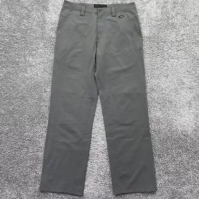 Oakley Pants 32x32 Gray Take 2.0 Stone Performance Flex Golf Chino Grey 421248 • $24.99