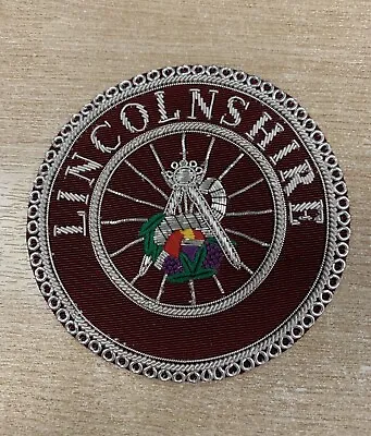 £12.99 • Buy Masonic Regalia Provincial Grand Stewards Apron Badge Lincolnshire Apron Badge