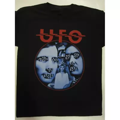 New UFO Band Black T-Shirt Cotton Full Size Unisex Cotton Black T-Shirt • $16.99