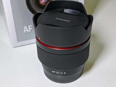 $515 • Buy Samyang AF 12mm F2 Lens For Sony E APS-C In AS NEW Condition