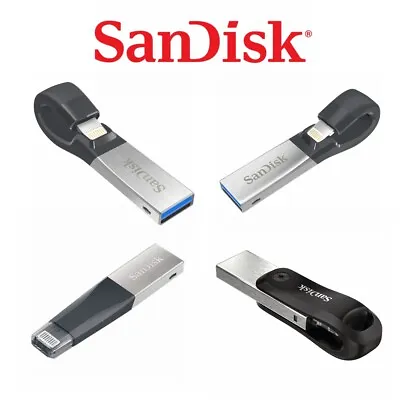 $37.95 • Buy SanDisk IXpand Flash Drive Mini IXpand Go USB 3.0 32G 64G 128G 256G For IPhone